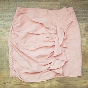 Pink Ruffled Skirt